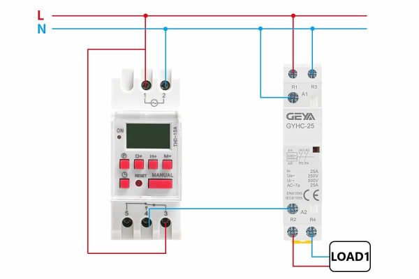 Digital Timer Switch THC 30A Programmable Periodic Timer - GEYA