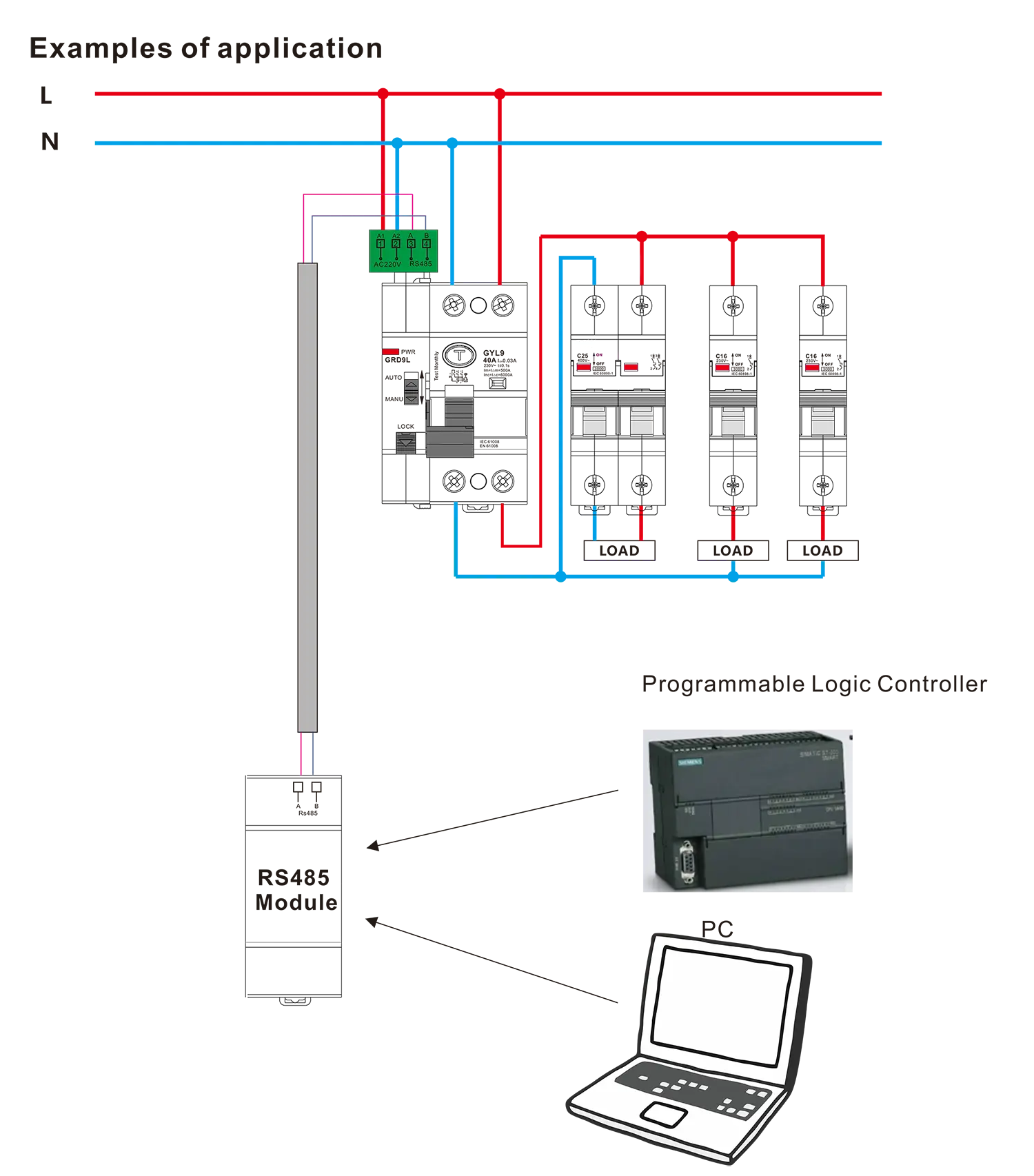 example of GRD9L-S wiring diagram