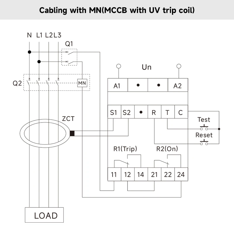 GRLE8-02 wiring diagram with MN